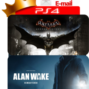 Capa Batman: Arkham Knight + Alan Wake Remastered para PS4 - O Rei dos Games