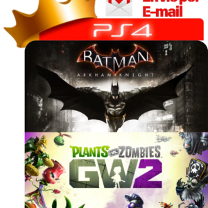 Capa Batman Arkham Knight + Plants vs. Zombies: Garden Warfare 2 para PS4 - O Rei dos Games