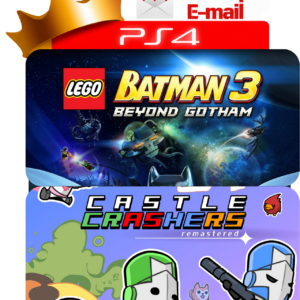Capa LEGO Batman 3: Beyond Gotham + Castle Crashers Remastered para PS4 - O Rei dos Games
