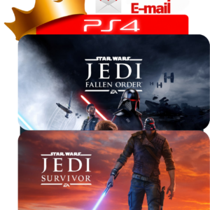 Capa Star Wars Jedi: Fallen Order + Star Wars Jedi: Survivor para PS4 - O Rei dos Games