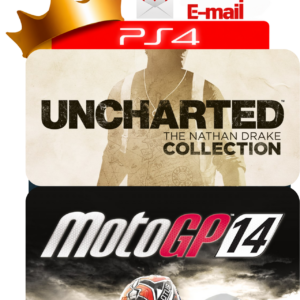 Capa Uncharted: The Nathan Drake Collection + MotoGP 14 para PS4 - O Rei dos Games