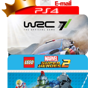 Capa WRC 7 + LEGO Marvel Super Heroes 2 para PS4 - O Rei dos Games
