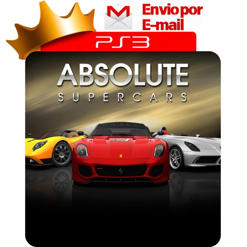 Capa de Absolute Supercars para PS3 — O Rei dos Games