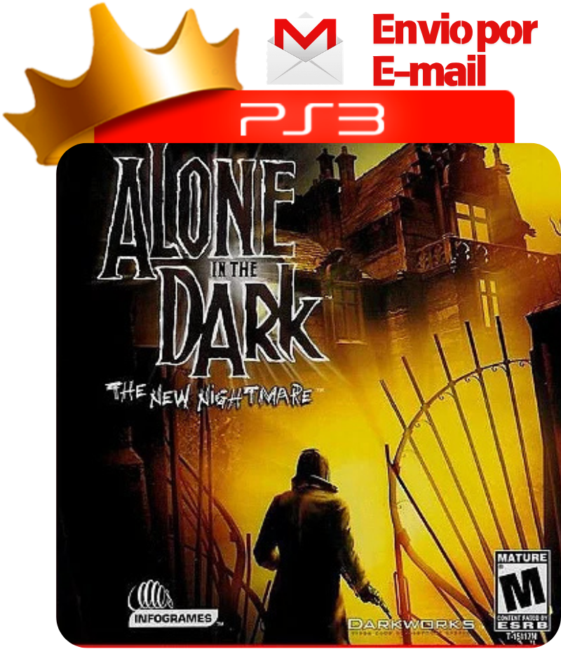 Capa de Alone in the Dark: The New Nightmare para PS3 — O Rei dos Games