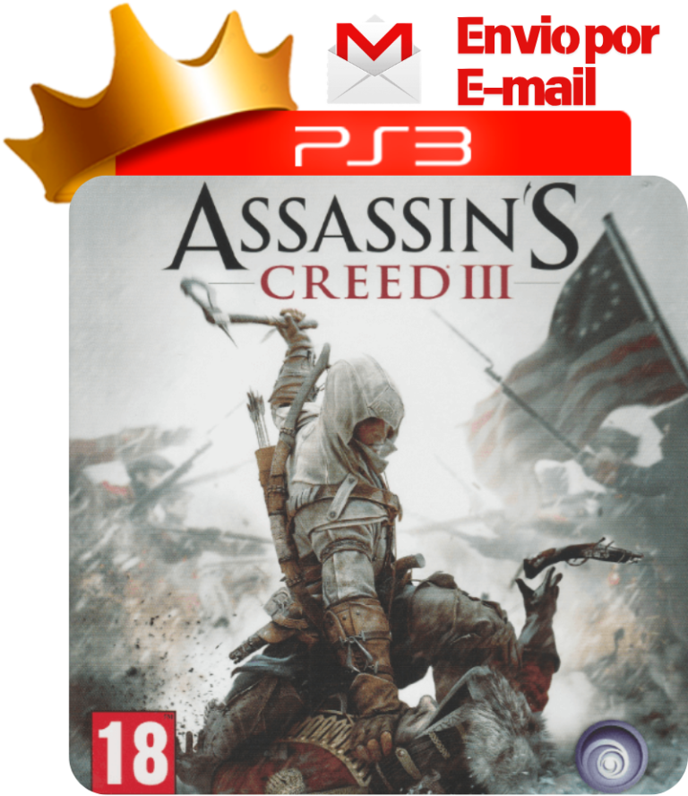 Capa de Assassin's Creed III para PS3 — O Rei dos Games