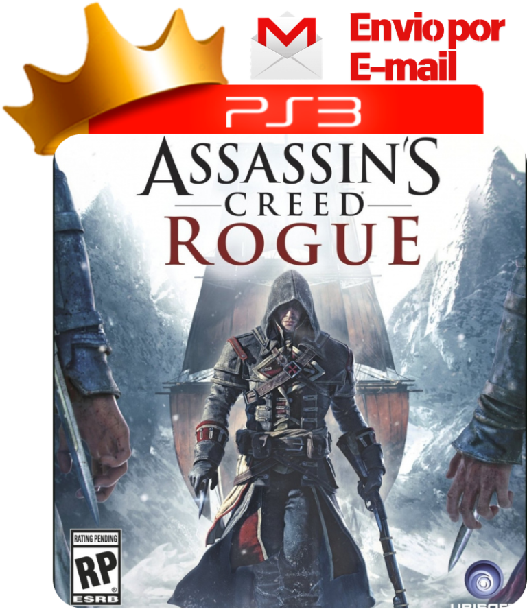 Capa de Assassin's Creed Rogue para PS3 — O Rei dos Games