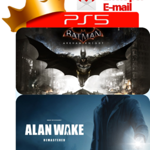 Capa Batman: Arkham Knight + Alan Wake Remastered para PS5 - O Rei dos Games