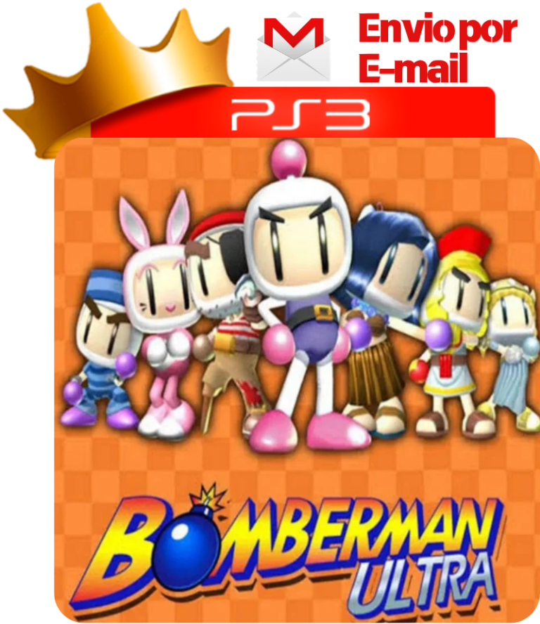 Capa de Bomberman Ultra para PS3 — O Rei dos Games