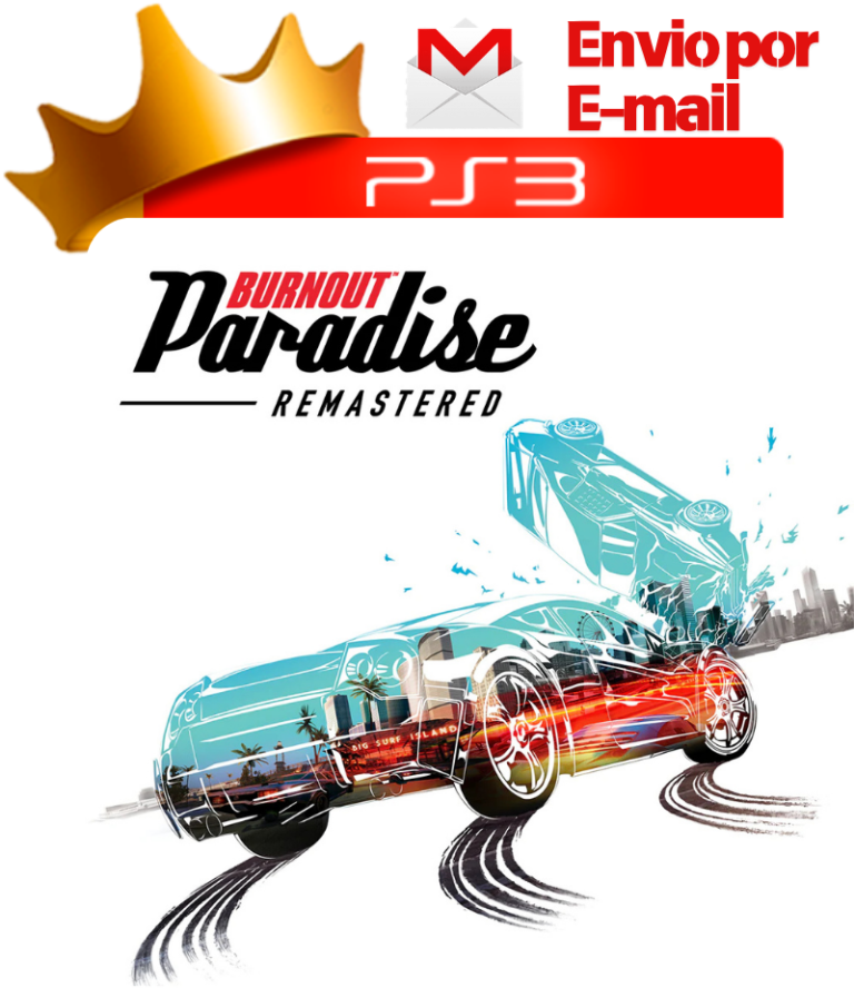 Capa de Burnout Paradise para PS3 — O Rei dos Games