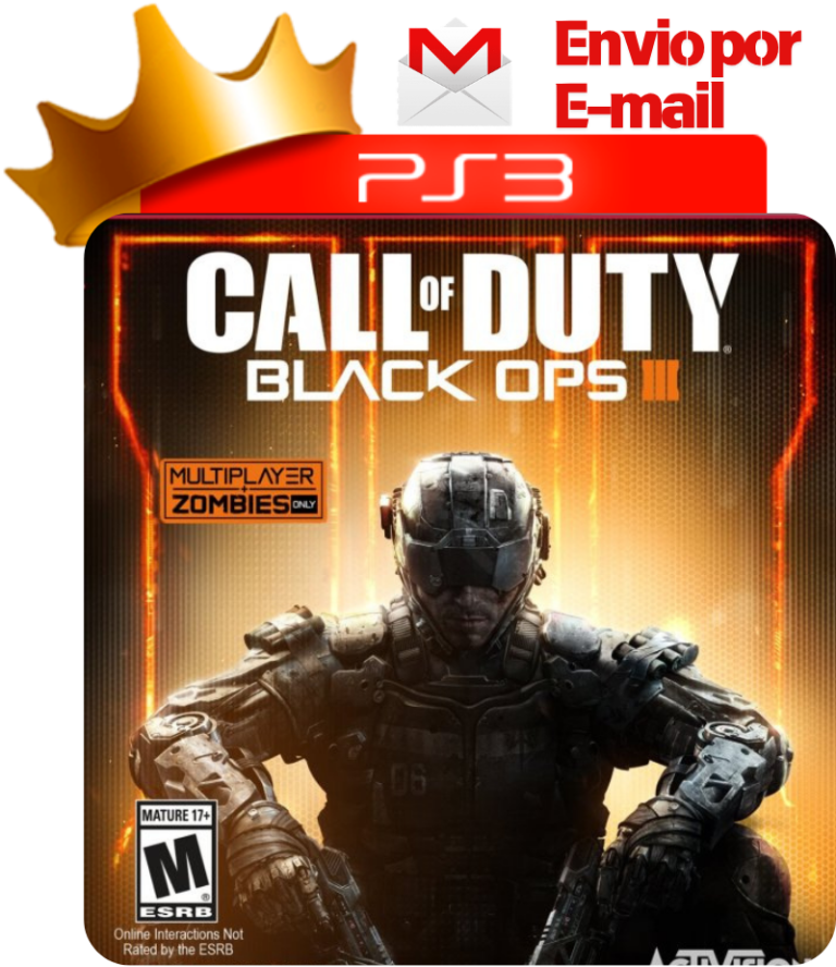 Capa de Call of Duty: Black Ops III para PS3 — O Rei dos Games