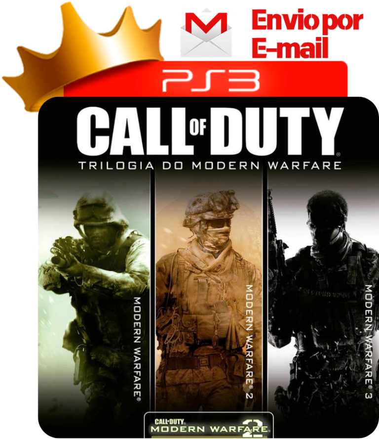 Capa de Call of Duty: Modern Warfare Trilogia para PS3 — O Rei dos Games