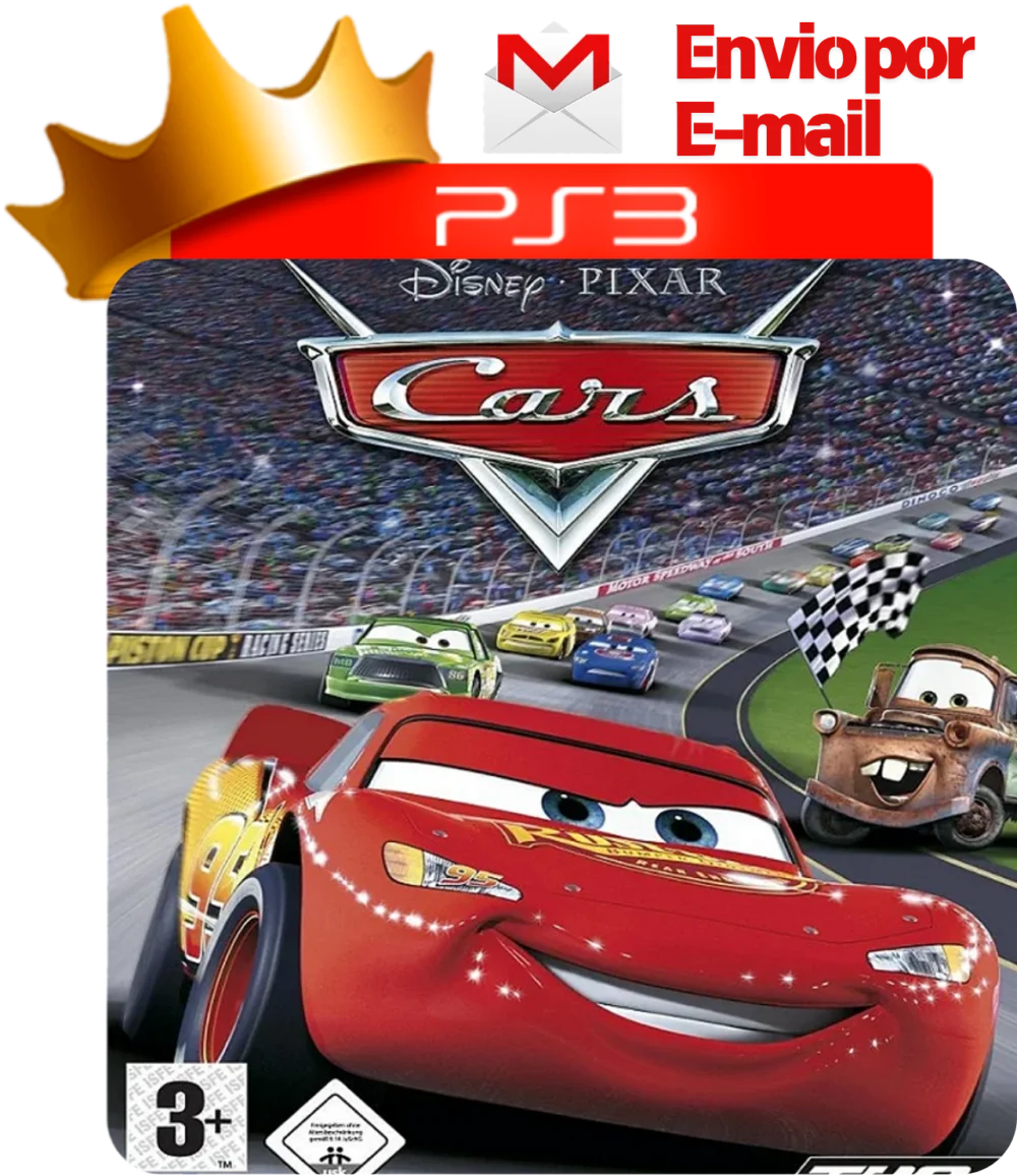 Capa de Carros — Clássico de PS2 para PS3 — O Rei dos Games