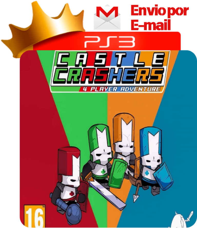 Capa de Castle Crashers para PS3 — O Rei dos Games