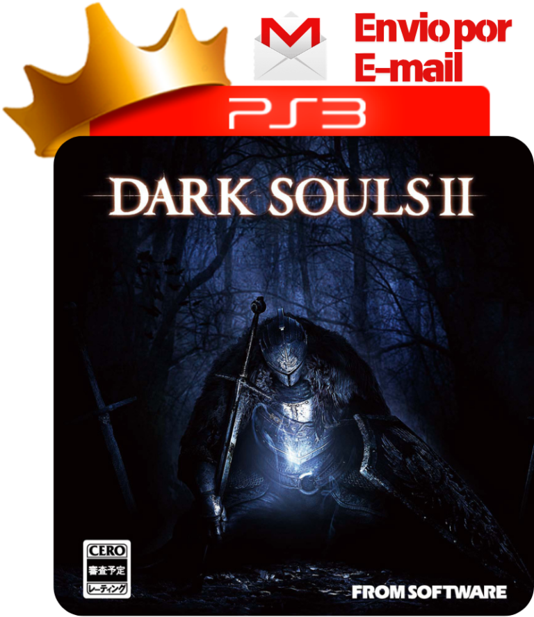 Capa de Dark Souls II para PS3 — O Rei dos Games