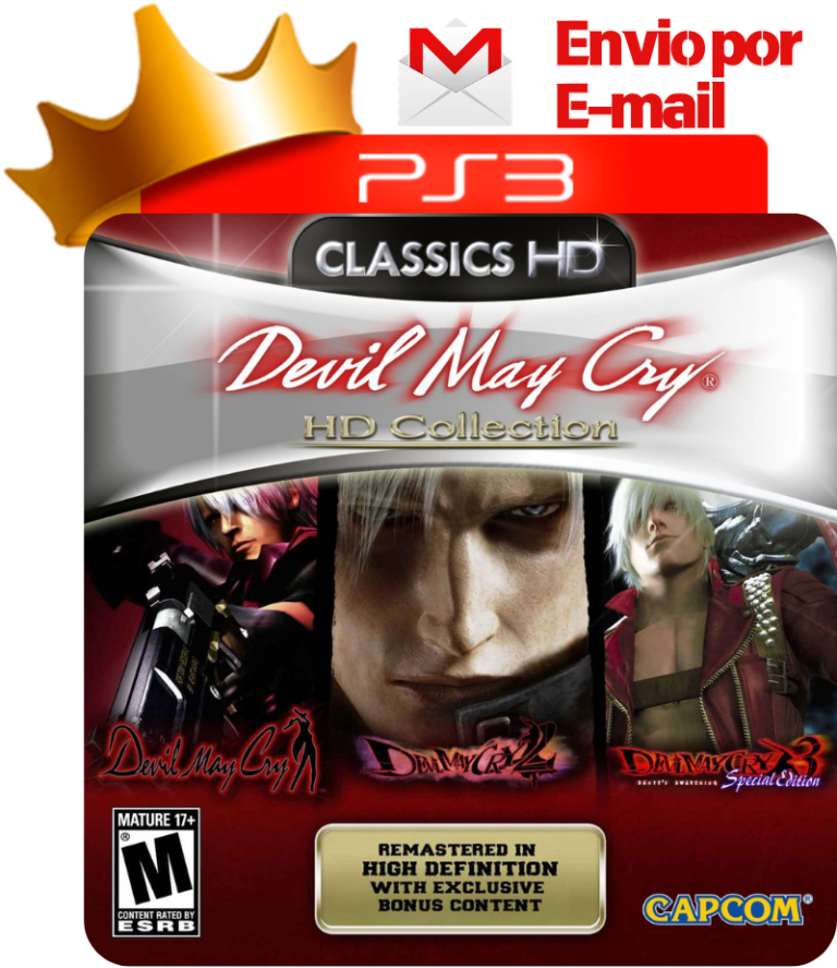 Capa de Devil May Cry HD Collection para PS3 — O Rei dos Games