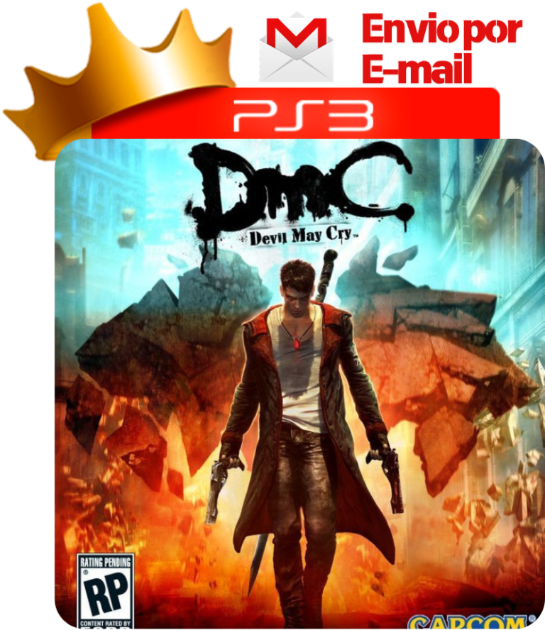 Capa de DmC: Devil May Cry para PS3 — O Rei dos Games
