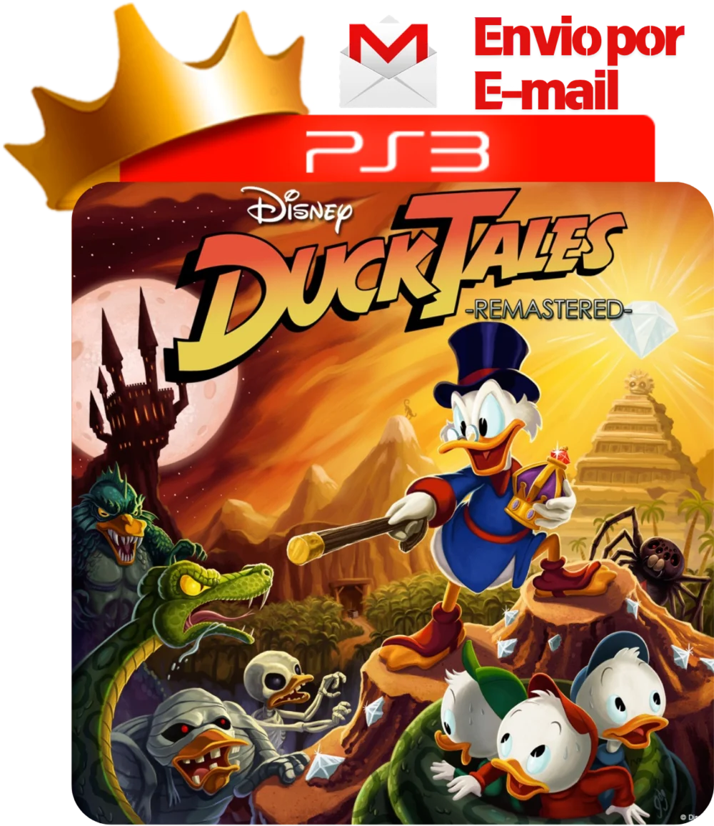 Capa de DuckTales Remastered para PS3 — O Rei dos Games
