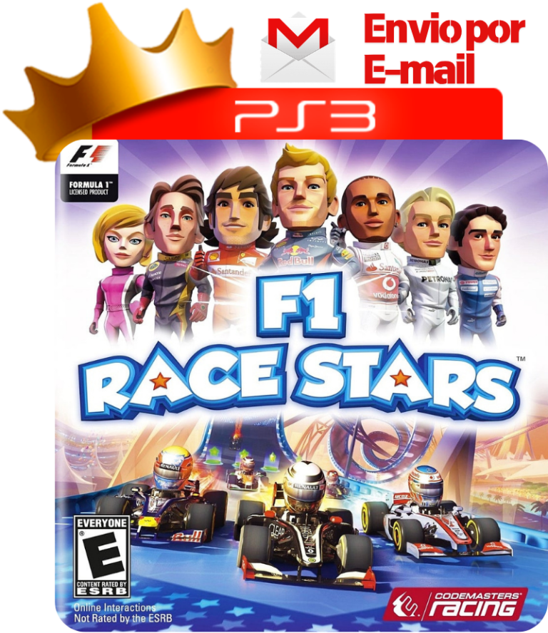 Capa de F1 Race Stars para PS3 — O Rei dos Games