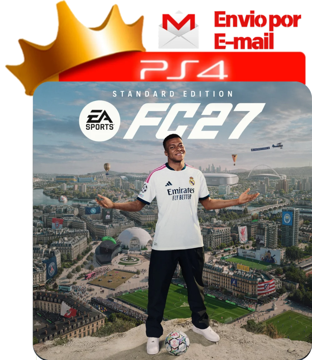 Capa FIFA 2027 Standard para PS4 - O Rei dos Games