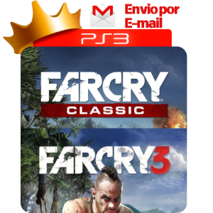 Capa de Far Cry Classic e Far Cry 3 para PS3 — O Rei dos Games