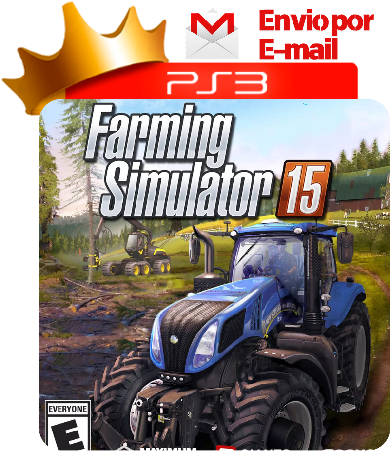 Capa de Farming Simulator 15 para PS3 — O Rei dos Games