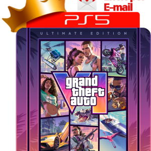 Capa GTA 6 Ultimate Edition para PS5 - O Rei dos Games