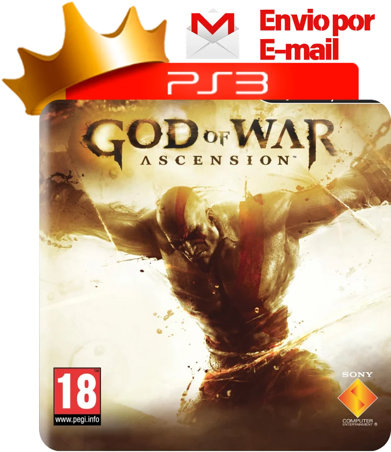 Capa de God of War: Ascension para PS3 — O Rei dos Games