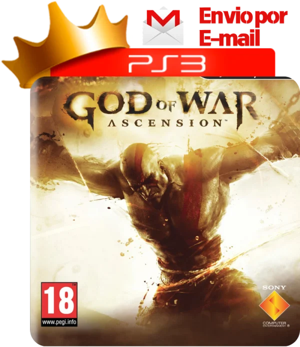 Capa de God of War: Ascension para PS3 — O Rei dos Games