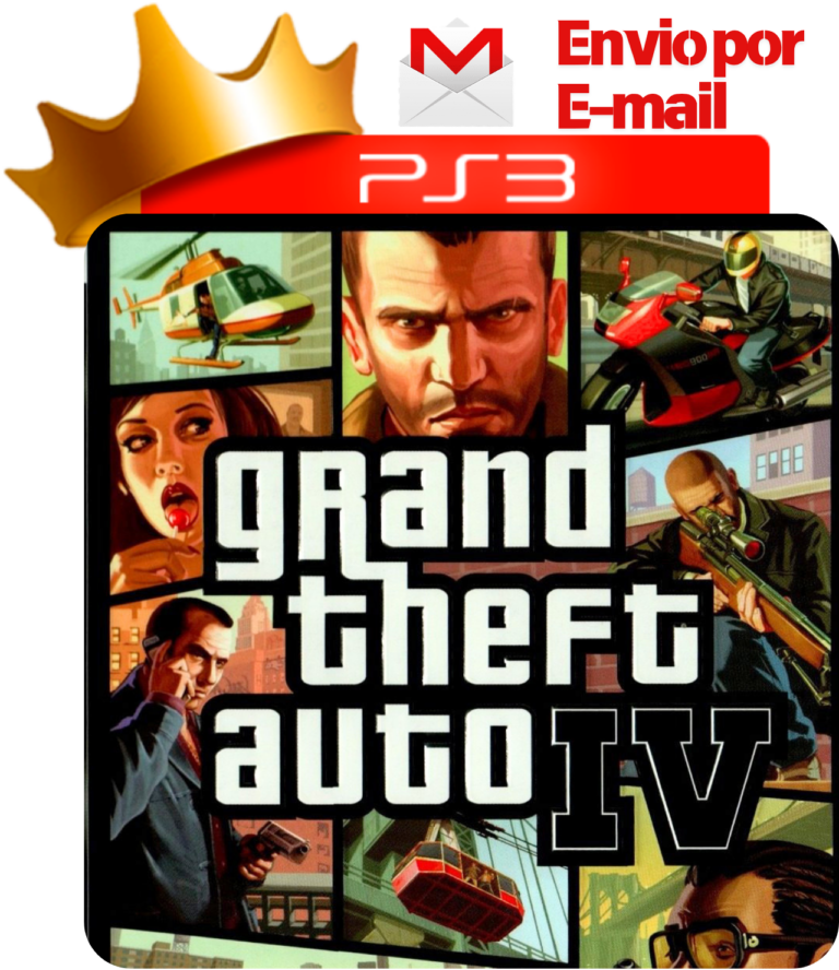 Capa de Grand Theft Auto IV para PS3 — O Rei dos Games