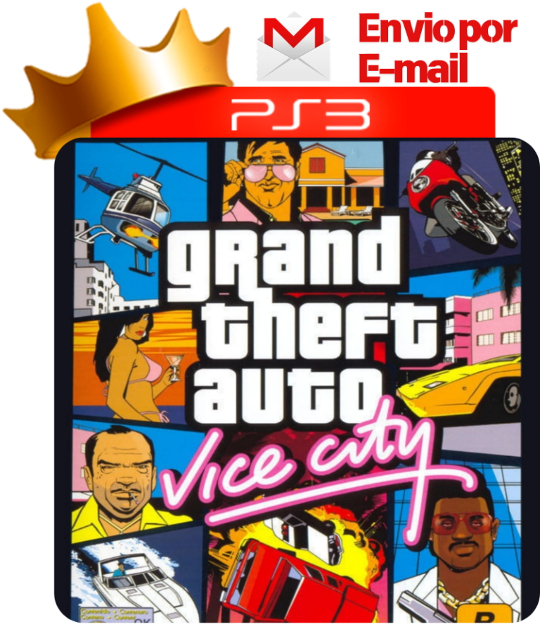 Capa de Grand Theft Auto: Vice City para PS3 — O Rei dos Games
