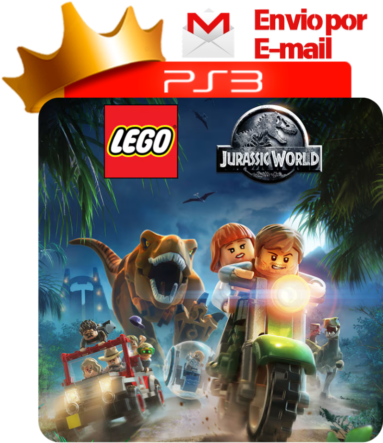 Capa de LEGO Jurassic World para PS3 — O Rei dos Games