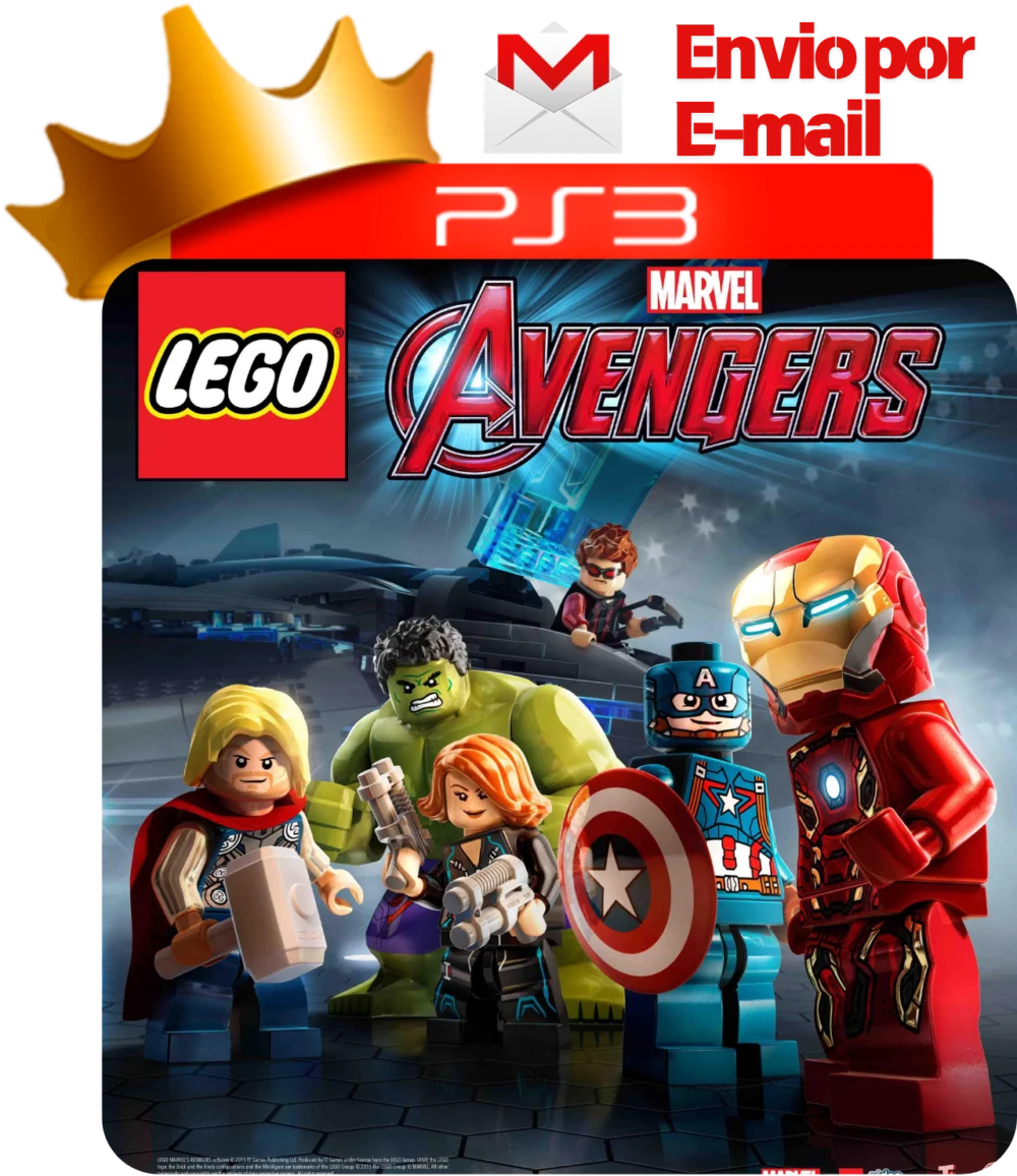 Capa de LEGO Marvel’s Avengers para PS3 — O Rei dos Games