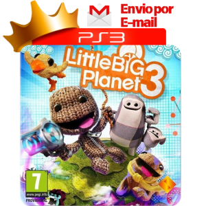 Capa de LittleBigPlanet 3 para PS3 — O Rei dos Games