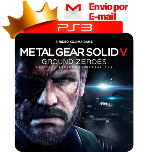 Capa de Metal Gear Solid V: Ground Zeroes para PS3 — O Rei dos Games