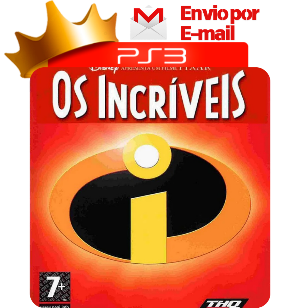 Capa de Os Incríveis para PS3 — O Rei dos Games