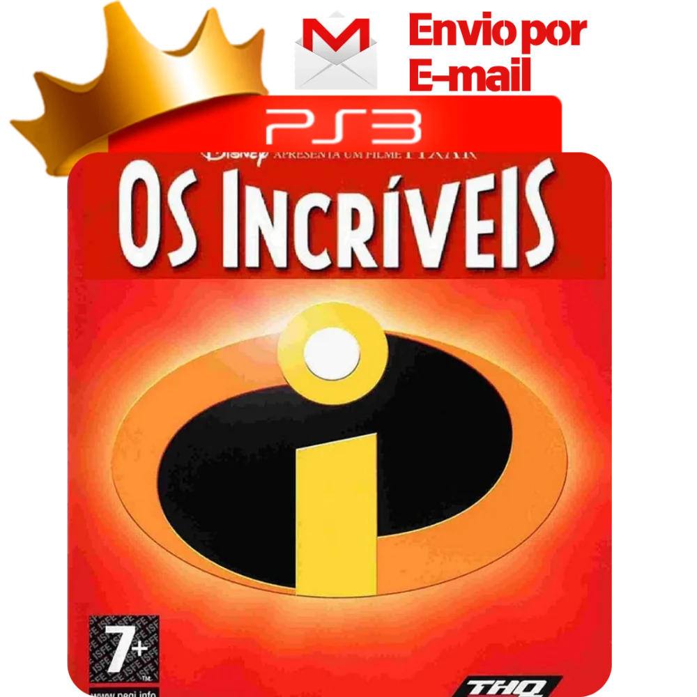 Capa de Os Incríveis para PS3 — O Rei dos Games