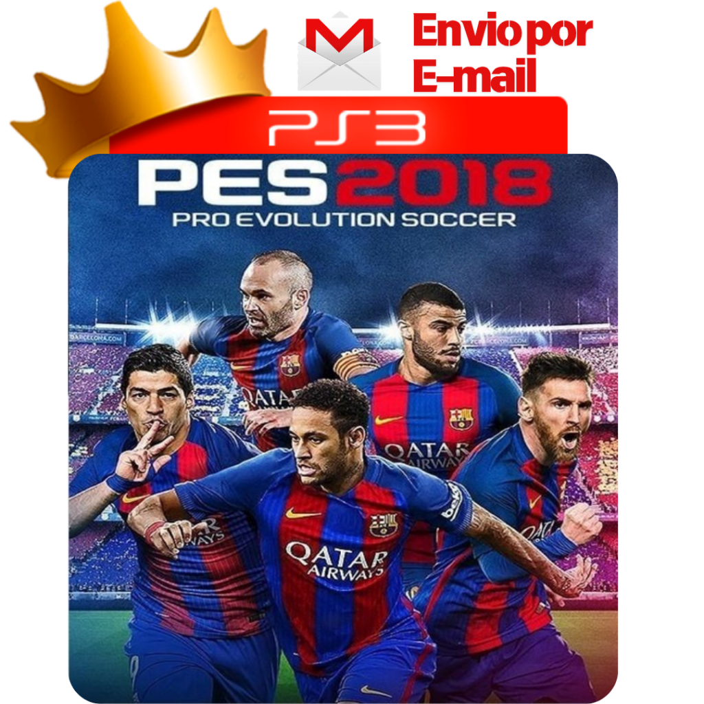 Capa de PES 2018 para PS3 — O Rei dos Games
