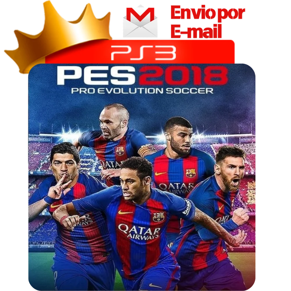 Capa de PES 2018 para PS3 — O Rei dos Games