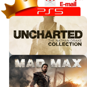 Capa Uncharted: The Nathan Drake Collection + Mad Max para PS5 - O Rei dos Games