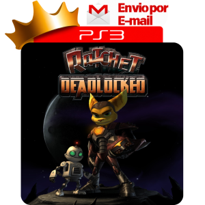 Capa de Ratchet: Deadlocked para PS3 — O Rei dos Games