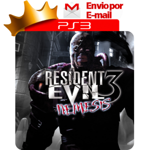 Capa de Resident Evil 3: Nemesis clássico para PS3 — O Rei dos Games