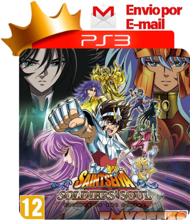 Capa de Cavaleiros do Zodíaco: Alma dos Soldados para PS3 — O Rei dos Games