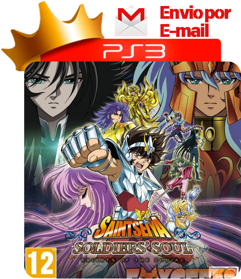 Capa de Cavaleiros do Zodíaco: Alma dos Soldados para PS3 — O Rei dos Games