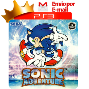 Capa de Sonic Adventure para PS3 — O Rei dos Games