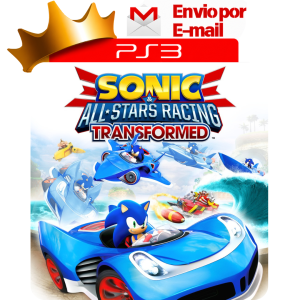 Capa de Sonic & All-Stars Racing Transformed para PS3 — O Rei dos Games