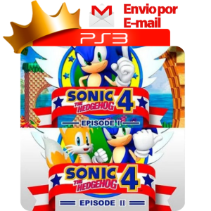 Capa de Sonic the Hedgehog 4: Episodes I e II para PS3 — O Rei dos Games