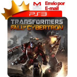 Capa de Transformers Fall of Cybertron para PS3 — O Rei dos Games