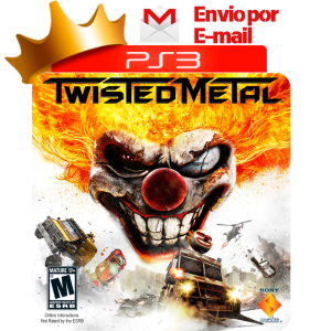 Capa de Twisted Metal para PS3 — O Rei dos Games