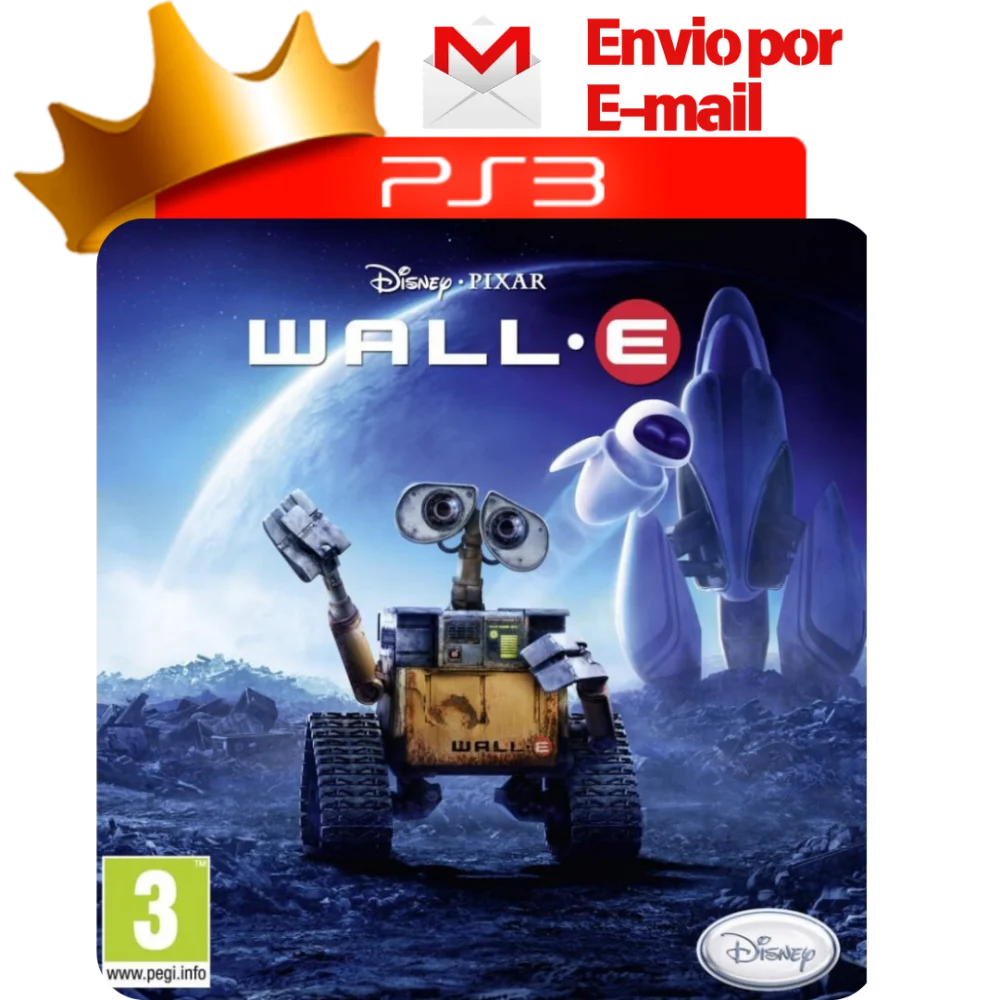 Capa de WALL-E para PS3 — O Rei dos Games