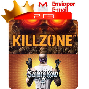 Capa de Killzone HD e Saints Row 2 para PS3 — O Rei dos Games